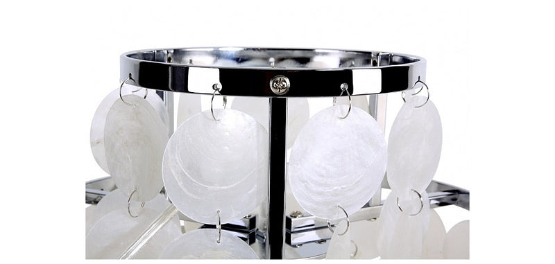 Lampe de Table à Disques en Nacre - Lampe de Salon - Fun