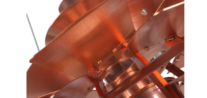 Lampe de plafond en bronze - Petite lampe suspendue au design d'artichaut - Atrich