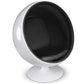 Poltrona Design Boule - Revestida em Similicouro - Batton