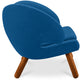 Fauteuil bekleed met stof - Scandinavisch design - Pelitano