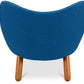 Fauteuil bekleed met stof - Scandinavisch design - Pelitano
