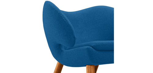 Fauteuil Revêtu de Tissu - Design Scandinave - Pelitano