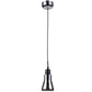 Lampa sufitowa design - Mała lampa wisząca z chromowanego metalu - Carter