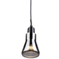 Lampa sufitowa design - Mała lampa wisząca z chromowanego metalu - Carter
