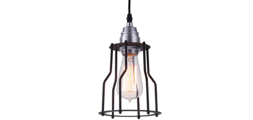 Lampe de plafond rétro - Lampe suspendue de style cage - Jail