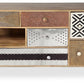 Meuble TV en bois - Stile Vintage avec impression - Mady