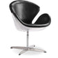 Fauteuil avec accoudoirs - Style aviateur - Revêtu de cuir - Via