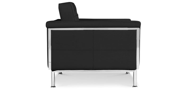 Fauteuil avec accoudoirs - Revêtu de cuir - Town