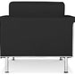Fauteuil avec accoudoirs - Revêtu de cuir - Town
