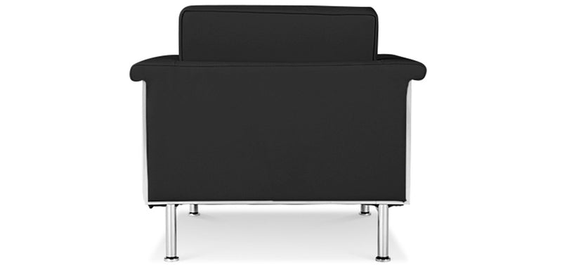 Fauteuil avec accoudoirs - Revêtu de cuir - Town