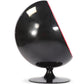 Fauteuil design boule - Revêtu de tissu - Baller