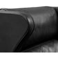 Armchair with Footrest - Leather Upholstery - Micah