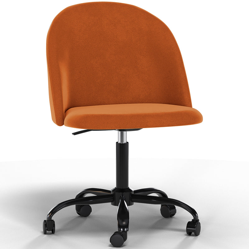 Upholstered Office Chair - Velvet - Evelyne