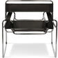 Lounge Chair - Leatherette & Metal - Ivan - gallery 1