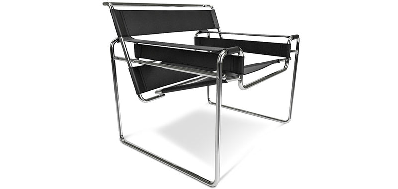 Lounge Chair - Leatherette & Metal - Ivan - gallery 2
