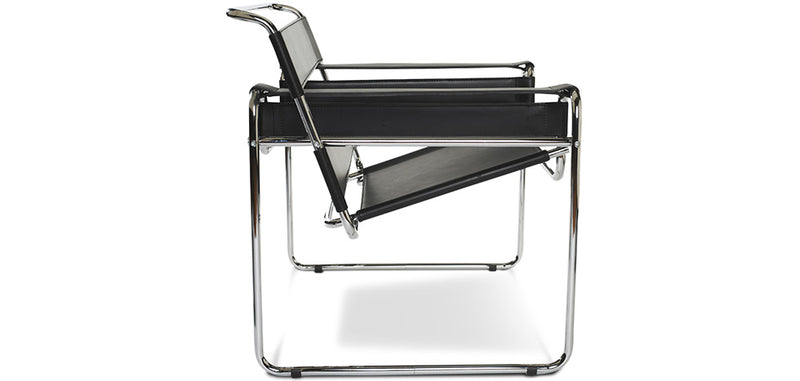 Lounge Chair - Leatherette & Metal - Ivan - gallery 4