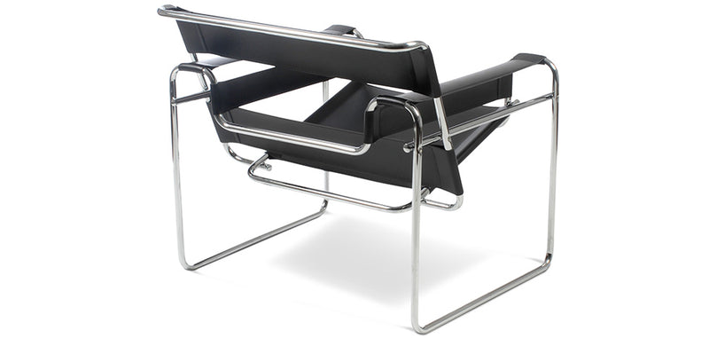 Lounge Chair - Leatherette & Metal - Ivan - gallery 3