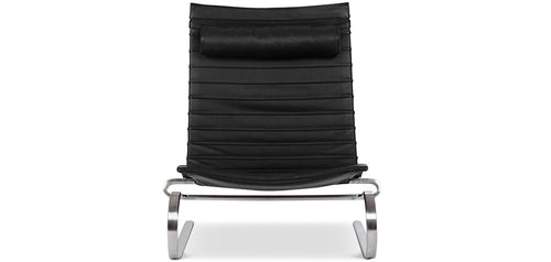 Fauteuil en cuir - Chaise longue design - Bloy