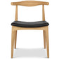 Dining chair - Scandinavian style - Wood and leather - Lanan