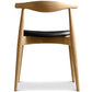 Dining chair - Scandinavian style - Wood and leather - Lanan