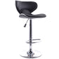 Tabouret de bar pivotant avec dossier - Dossier courbe