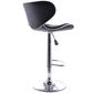 Tabouret de bar pivotant avec dossier - Dossier courbe