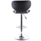 Tabouret de bar pivotant avec dossier - Dossier courbe