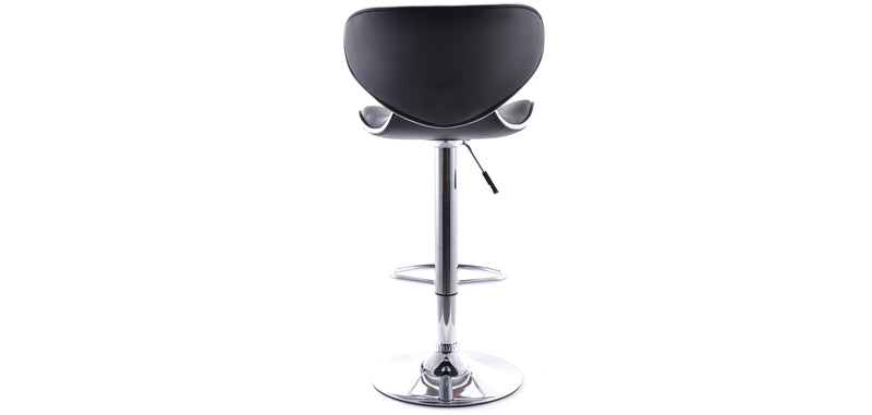 Tabouret de bar pivotant avec dossier - Dossier courbe