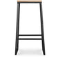 Taboret design przemysłowy - drewno i metal - 76cm - Big Boy