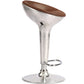 Round metal stool - aviator style - 70 cm - Aviator