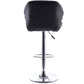 Tabouret de bar design pivotant avec dossier - Dossier