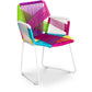 Outdoor Chair with Armrests - Garden Chair - Multicoloured - Frony - gallery 8