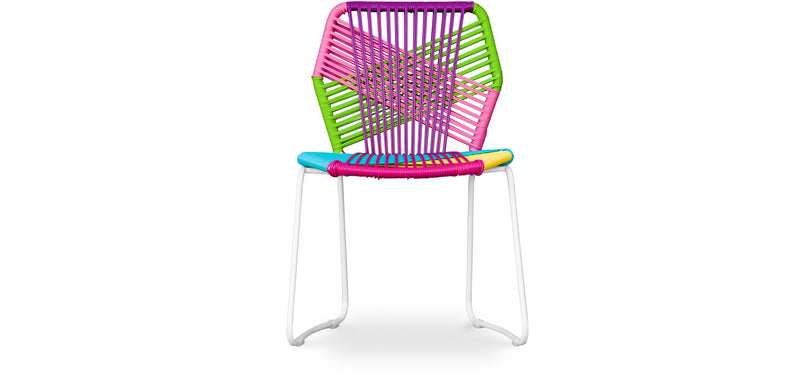 Chaise d'extérieur - Chaise de jardin - Multicolore - Frony