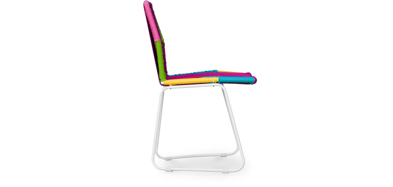 Chaise d'extérieur - Chaise de jardin - Multicolore - Frony