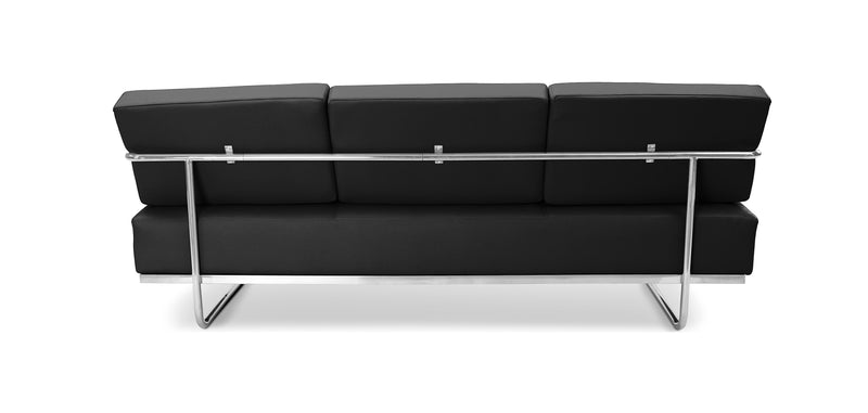 Canapé-Lit Revêtu de Cuir - 3 Places - Kart