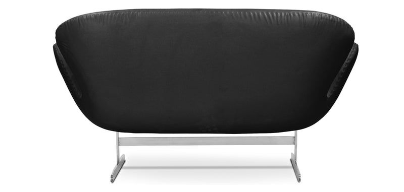 Canapé Courbé - Revêtu de Similicuir - 2 Places - Svin