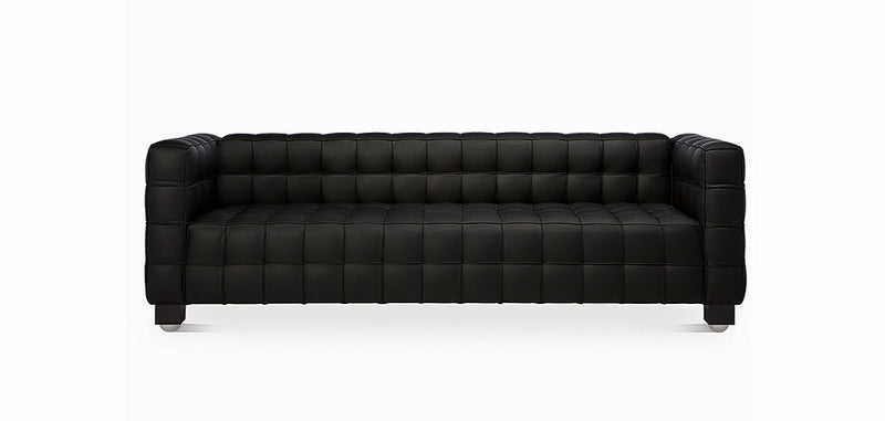 Canapé Revêtu de Similicuir - 3 Places - Nubus