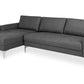 Chaise longue avec 5 places - Tissu d'ameublement - Yemy