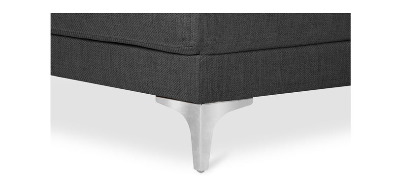 Chaise longue avec 5 places - Tissu d'ameublement - Yemy