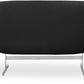 Sofa zakrzywiona - tapicerka skórzana - 2 miejsca - Svin
