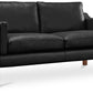 Sofa trukket med kunstskinn - 2 seter - Chaggai