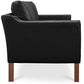 Sofa trukket med kunstskinn - 2 seter - Chaggai