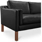 Sofa trukket med kunstskinn - 2 seter - Chaggai