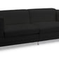 Faux Leather Upholstered Sofa - 2 Seats - Cawa
