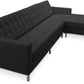Chaise Longue Design - Revêtement en Cuir - Droite - Sama