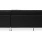 Chaise Longue Design - Revêtement en Cuir - Droite - Sama