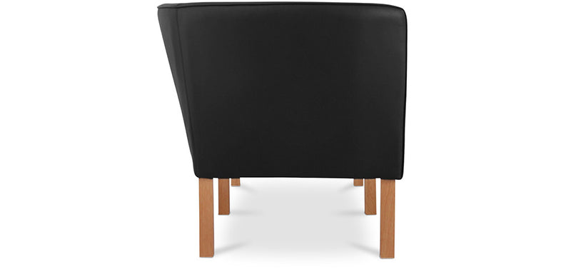 Canapé 2 Places - Revêtu de Similicuir - Benjamin