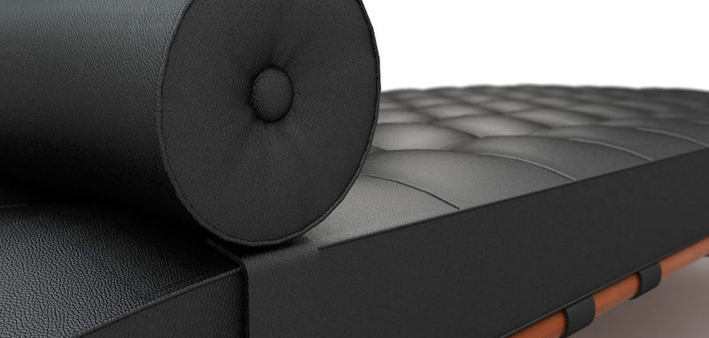 Lit - Divan Design - Tapissé en Cuir - Town