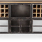 Buffet à vin avec roues - Design industriel - Avara
