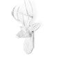 Wall Decoration - White Deer Head - Uka